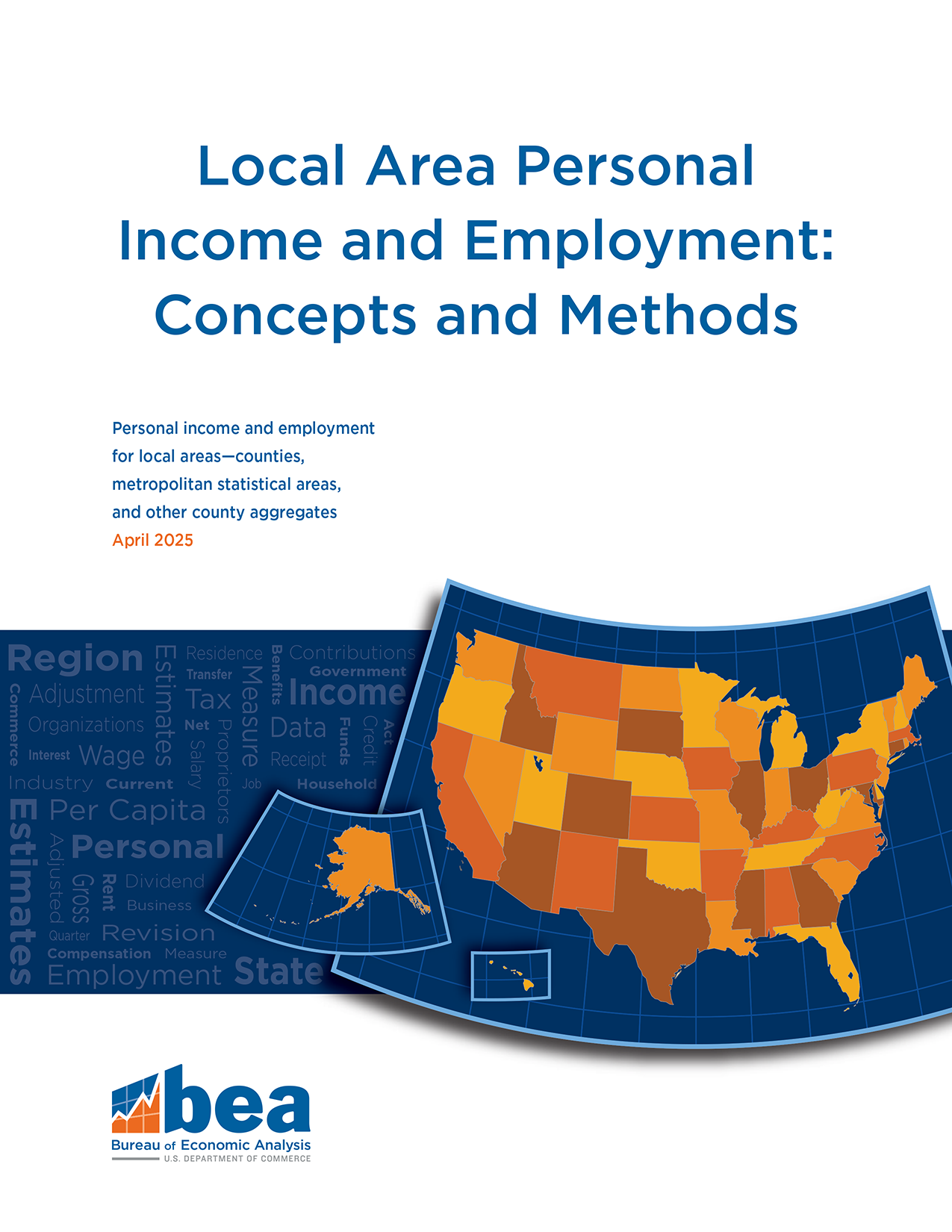 Cover image of State Personal Income and Employment: Concepts and Methods document.