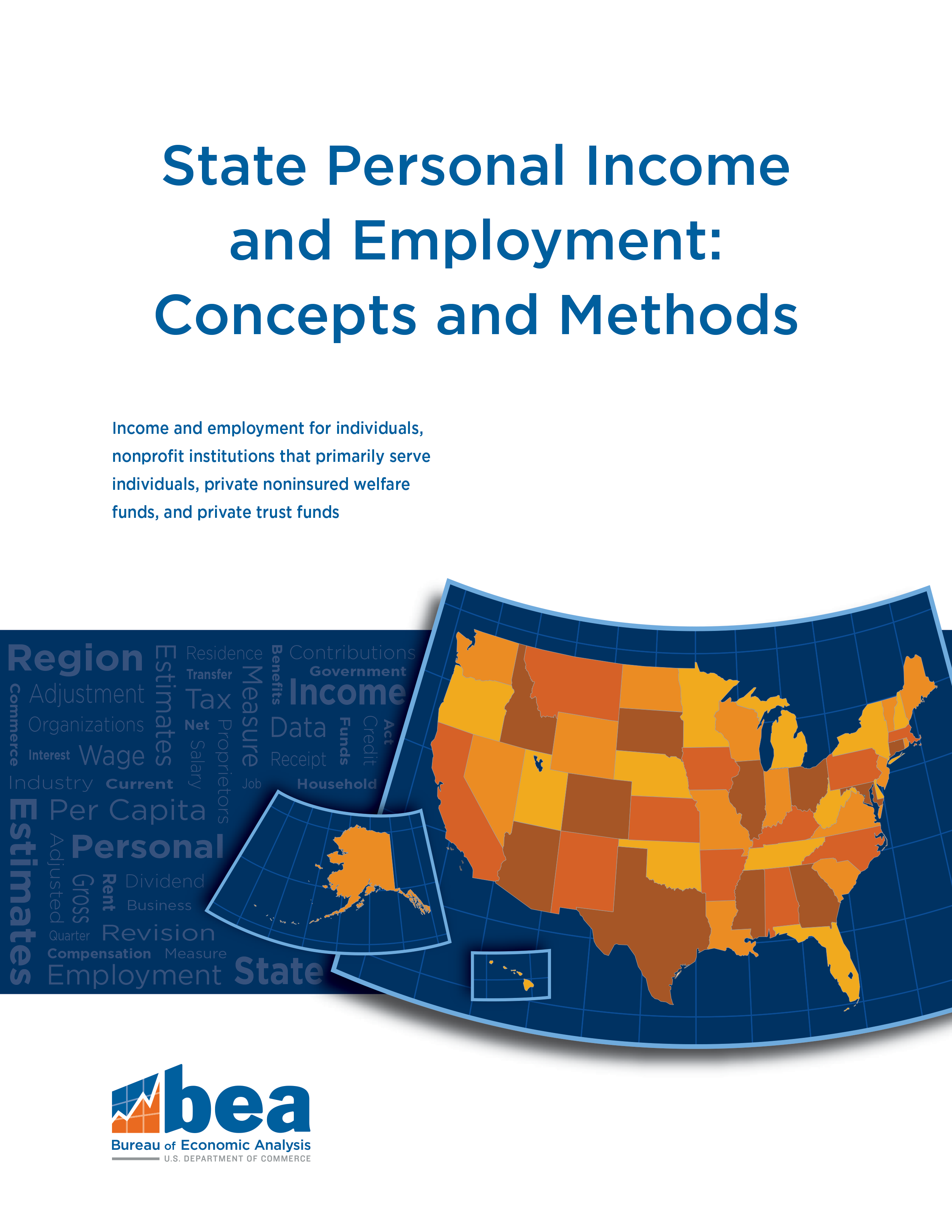 Cover image of State Personal Income and Employment: Concepts and Methods document.